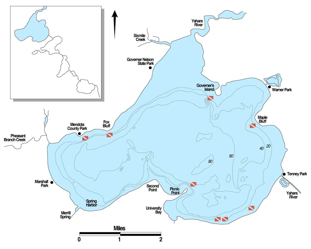 Lake Mendota Contour Map A Deep Dive Into Lake Mendota | Field Notes